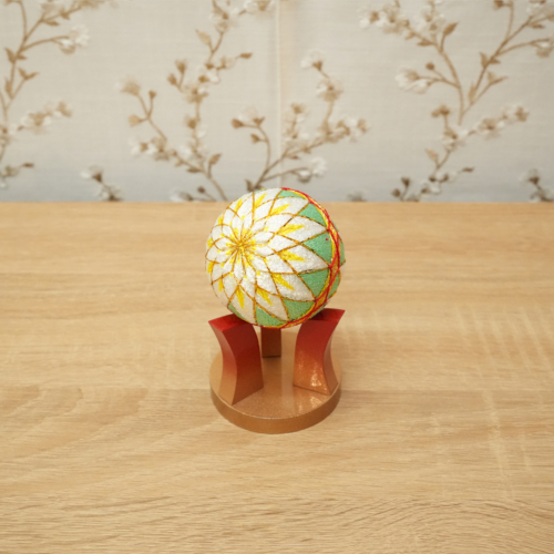 <span class="title">小まり～二つ花 薄緑～7,000円(税込)高さ10cm</span>